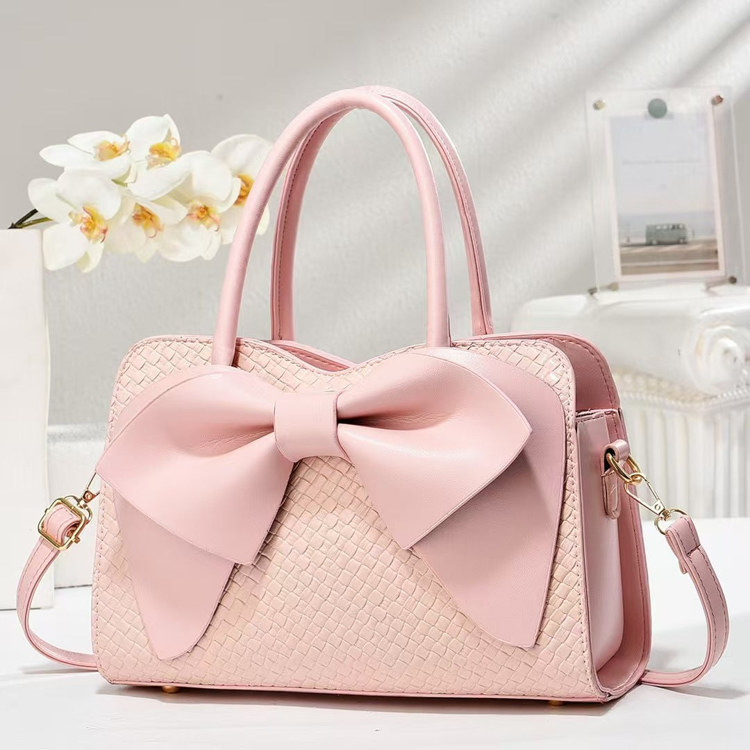 Damen elegante Handtasche mit großen Schleifenakzenten Nord Taschen