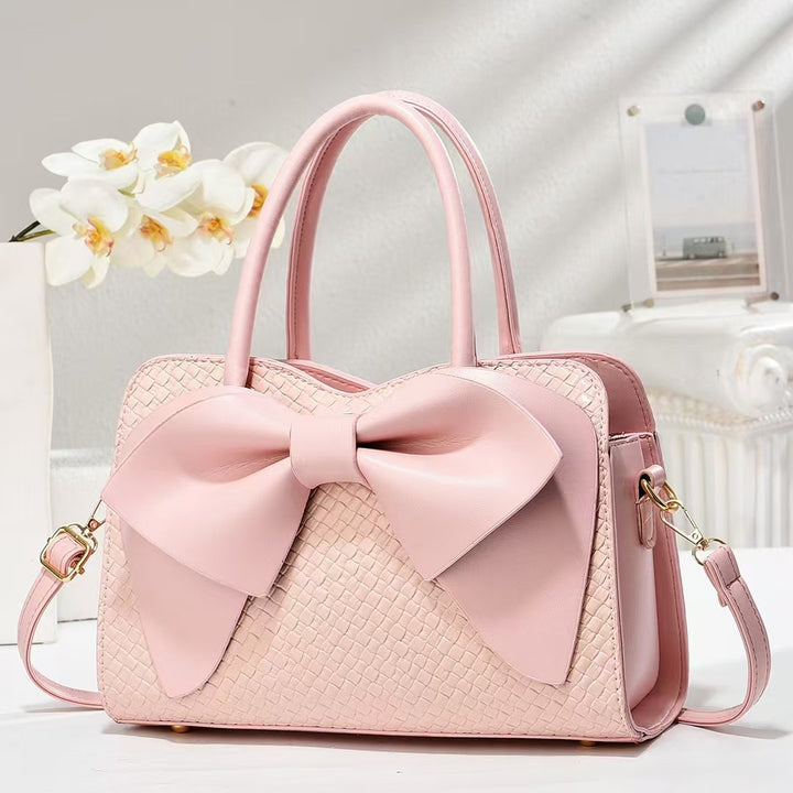 Damen elegante Handtasche mit großen Schleifenakzenten Nord Taschen