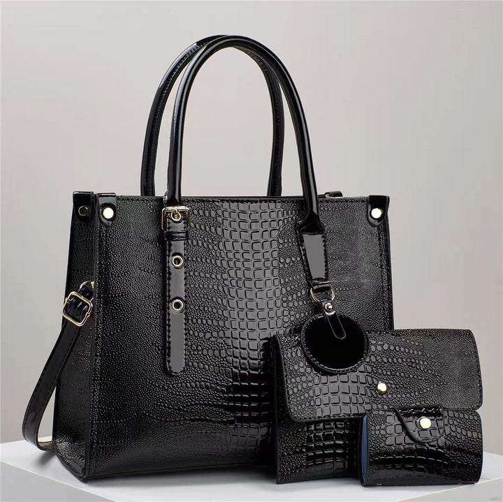 Damen elegante Handtasche mit abnehmbarer Clutch Nord Taschen