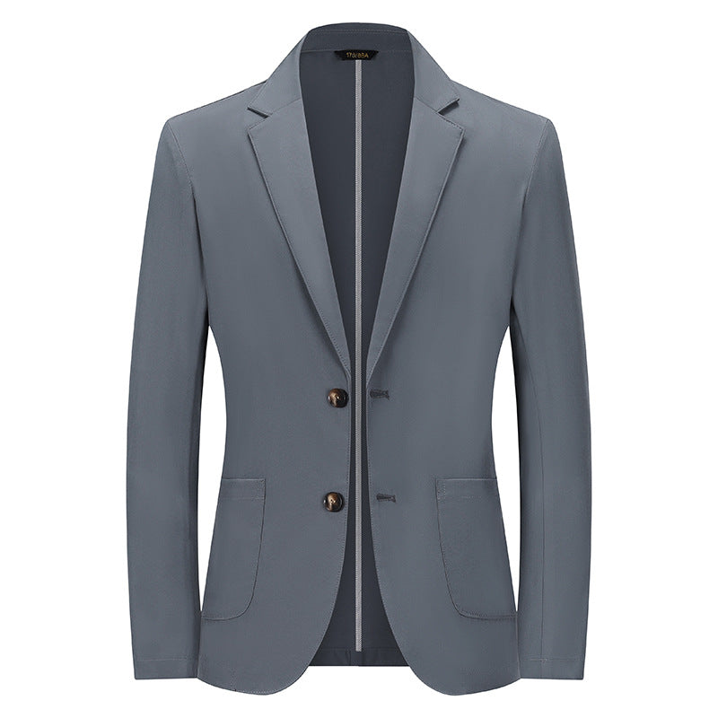 Herren Modernes Slim-Fit Sakko mit schmalem Revers und aufgesetzten Taschen Nord Taschen