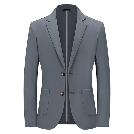 Herren Modernes Slim-Fit Sakko mit schmalem Revers und aufgesetzten Taschen Nord Taschen