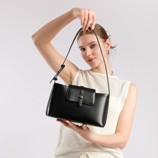 Damen Umhängetasche mit klarem Design und verstellbarem Schulterriemen Nord Taschen