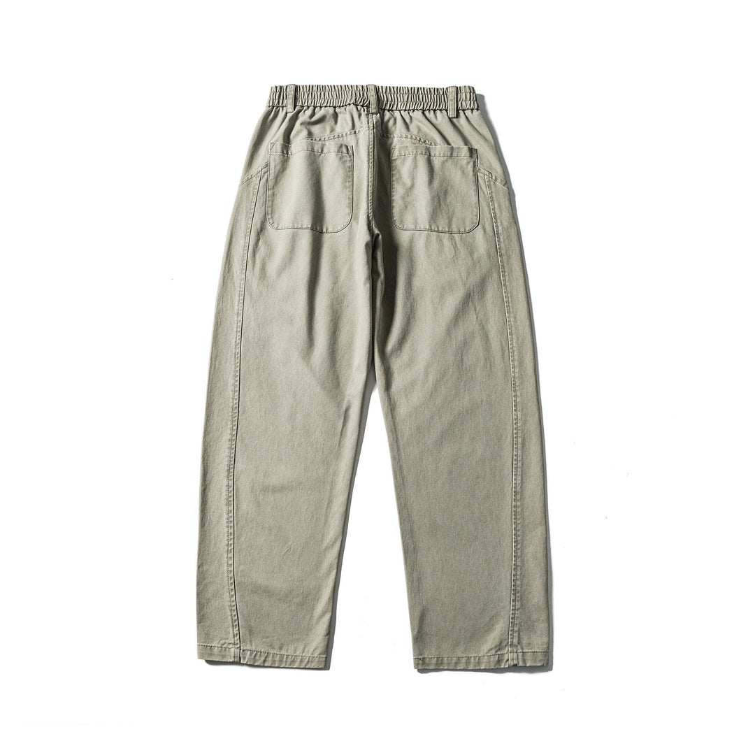 Damen High‑Waist Relaxed‑Fit Utility‑Hose mit Nahtpaneelen und elastischem Bund Nord Taschen