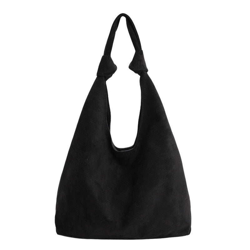 Damen Hobo-Tasche aus weichem Veloursleder mit modischem Design Nord Taschen