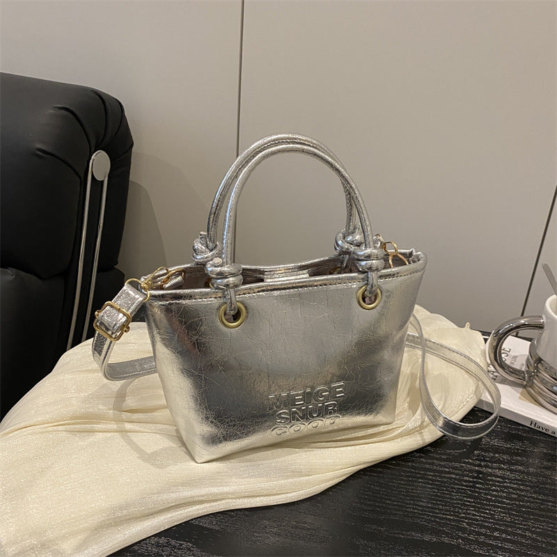 Damen elegante Mini-Handtasche mit strukturiertem Design und abnehmbarem Schulterriemen Nord Taschen