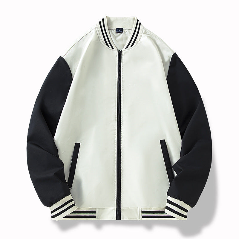 Herren Sportliche Baseballjacke Nord Taschen