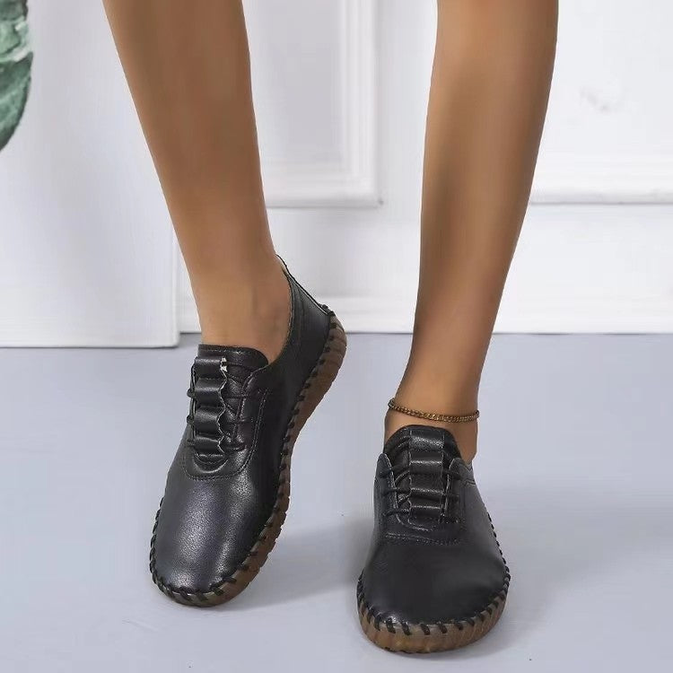 Damen Leichte Sneaker mit handgenähter Ziernaht und flexibler Profilsohle Nord Taschen