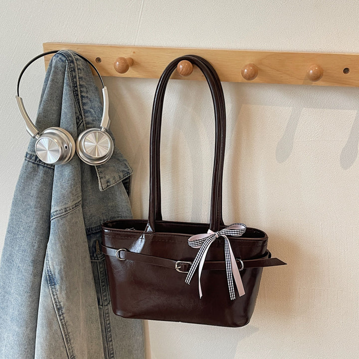Damen Handtasche mit schickem, minimalistischen Design und elegantem Knoten Nord Taschen