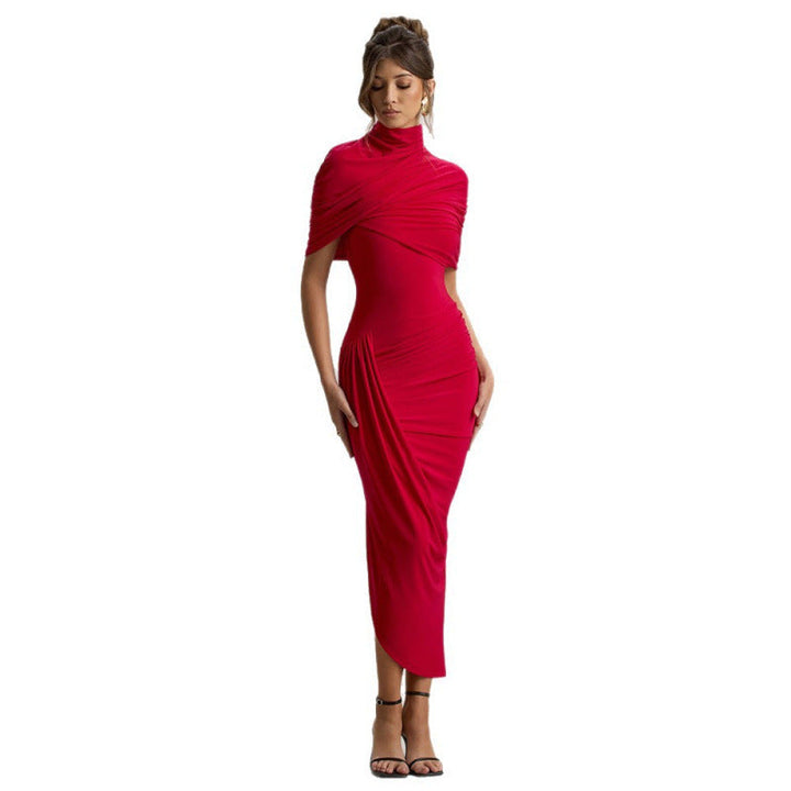 Damen Drapiertes Abendkleid