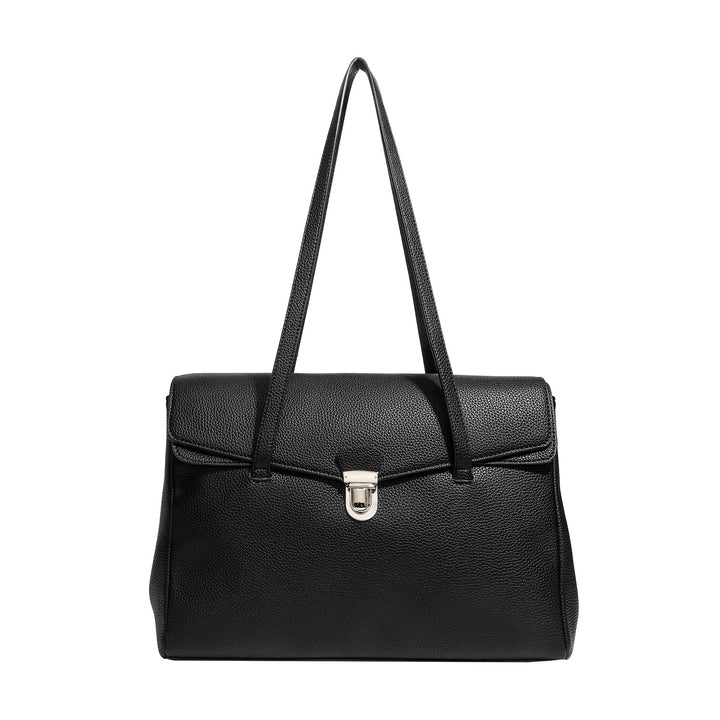 Damen elegante Handtasche mit strukturiertem Material Nord Taschen