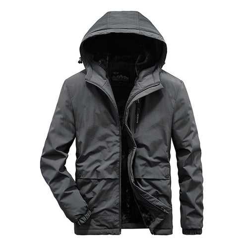 Herren Modische Übergangsjacke mit weichem Innenfutter Nord Taschen