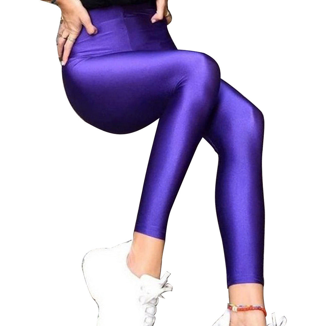 Damen Hochwertige Shiny Leggings mit hohem Bund und perfekter Passform - Arvani