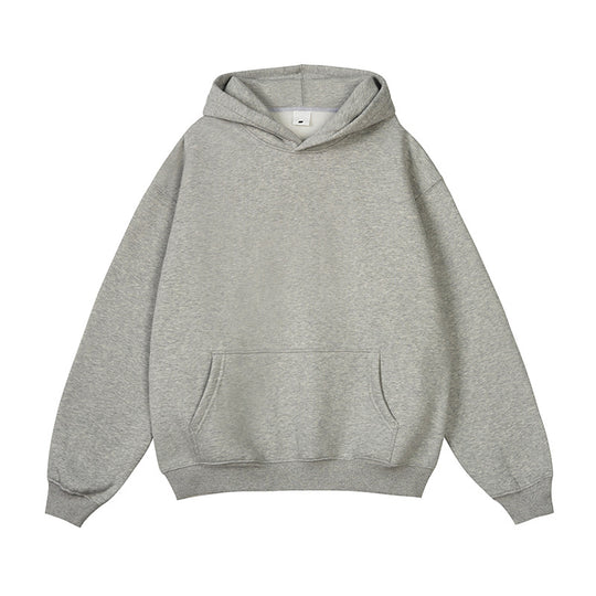 Unisex Oversize-Kapuzenpullover aus Baumwollmix mit Kängurutasche und gerippten Bündchen Nord Taschen