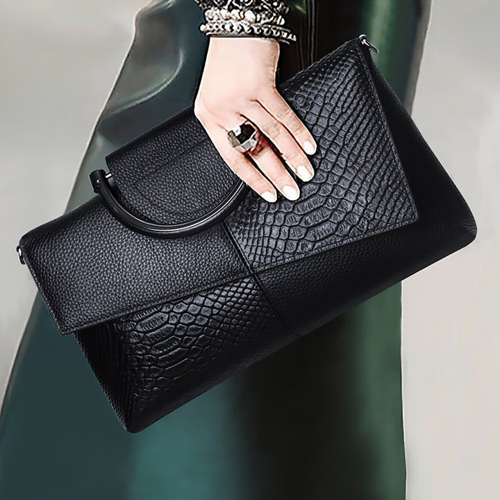 Damen elegante Handtasche aus Leder Nord Taschen