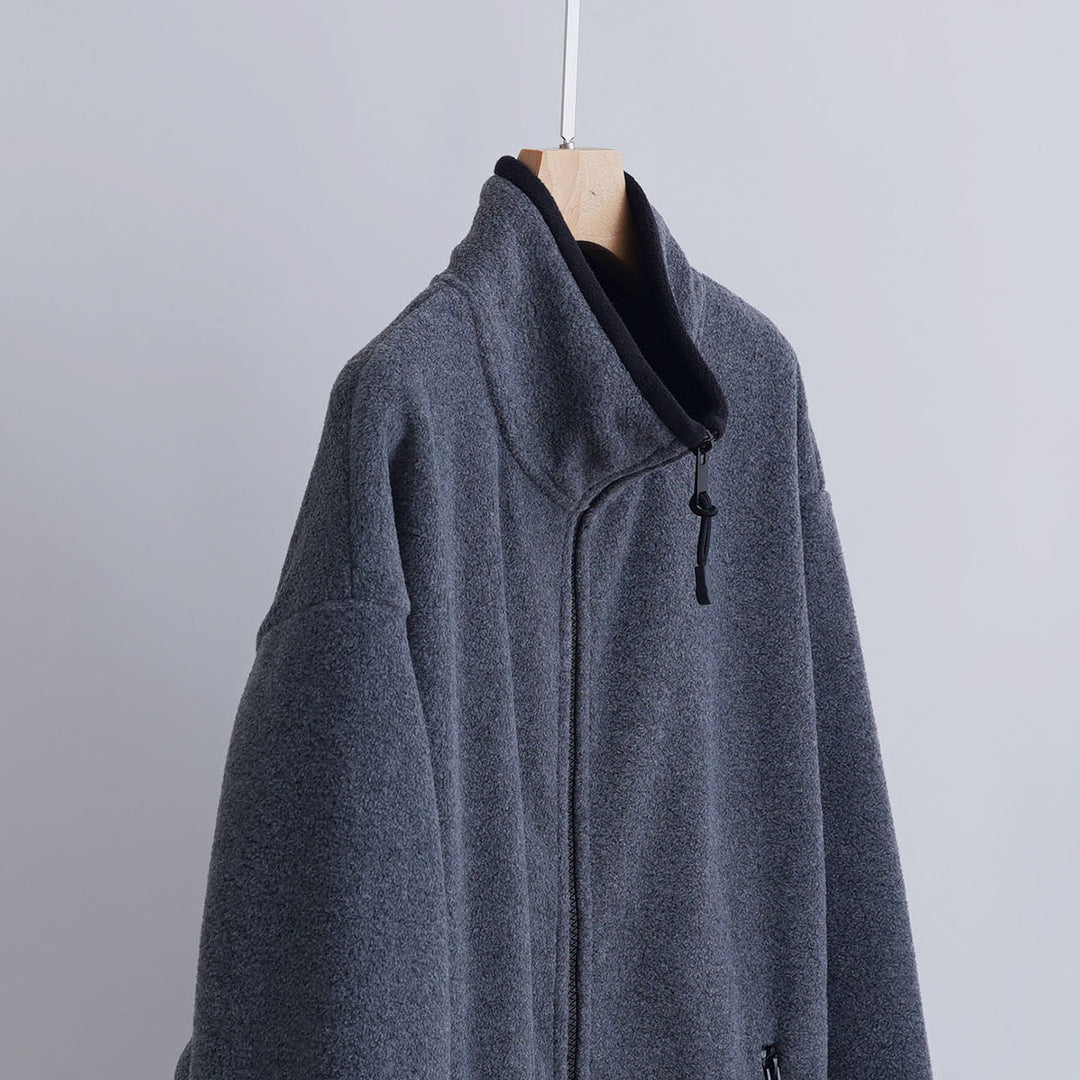 Damen Sportliche Fleecejacke mit hohem Kragen Nord Taschen