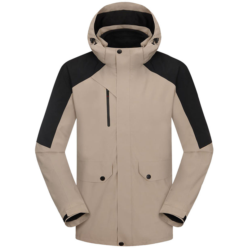 Herren Technische Schneejacke Nord Taschen