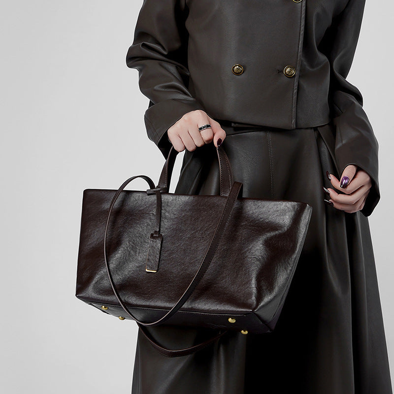 Damen elegante Shopper mit abnehmbaren Schulterriemen Nord Taschen