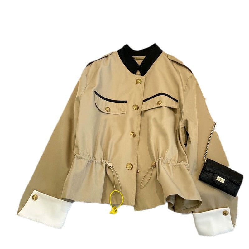 Damen Modische Jacke mit verschließbarer Front Nord Taschen