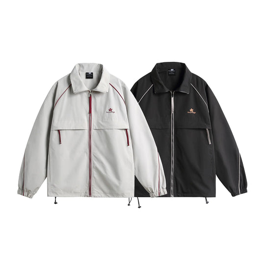 Unisex kastig geschnittene Softshell-Trainingsjacke mit winddichter Membran Nord Taschen