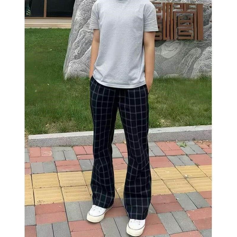 Herren Bequeme Freizeithose mit Karomuster Nord Taschen