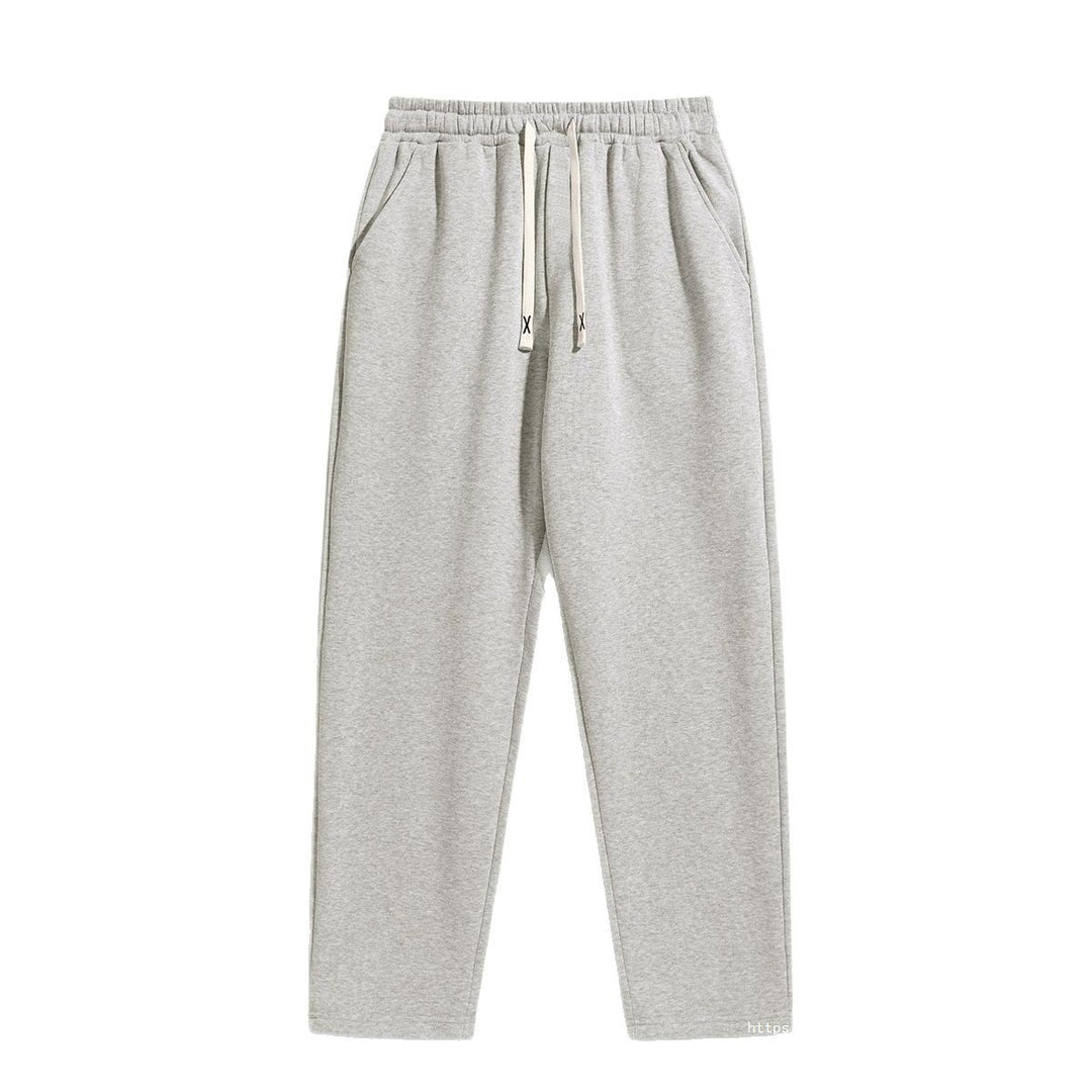 Herren Konisch zulaufende Fleece-Jogginghose mit elastischem Bund, Kordelzug & vorgeformten Knien Nord Taschen