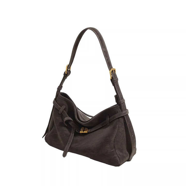 Damen Hobo-Tasche mit luxuriöser Samtoberfläche und elegantem Kettenverschluss Nord Taschen