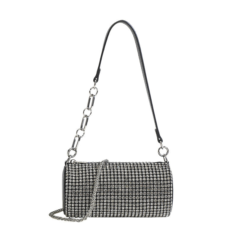 Damen Clutch-Tasche mit elegantem Strassdesign und abnehmbaren Schulterriemen Nord Taschen