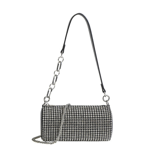 Damen Clutch-Tasche mit elegantem Strassdesign und abnehmbaren Schulterriemen Nord Taschen