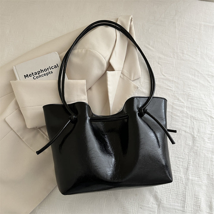 Damen elegante Umhängetasche mit Kordelzug Nord Taschen