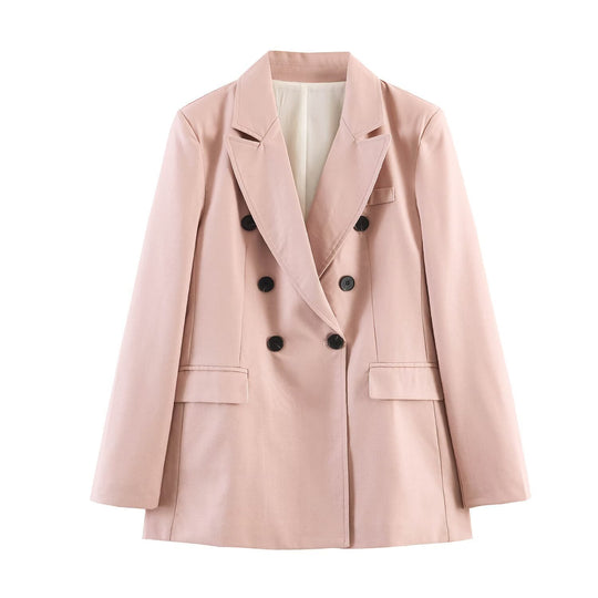 Damen Weite High‑Waist Anzughose mit Bügelfalte und Seitentaschen Nord Taschen
