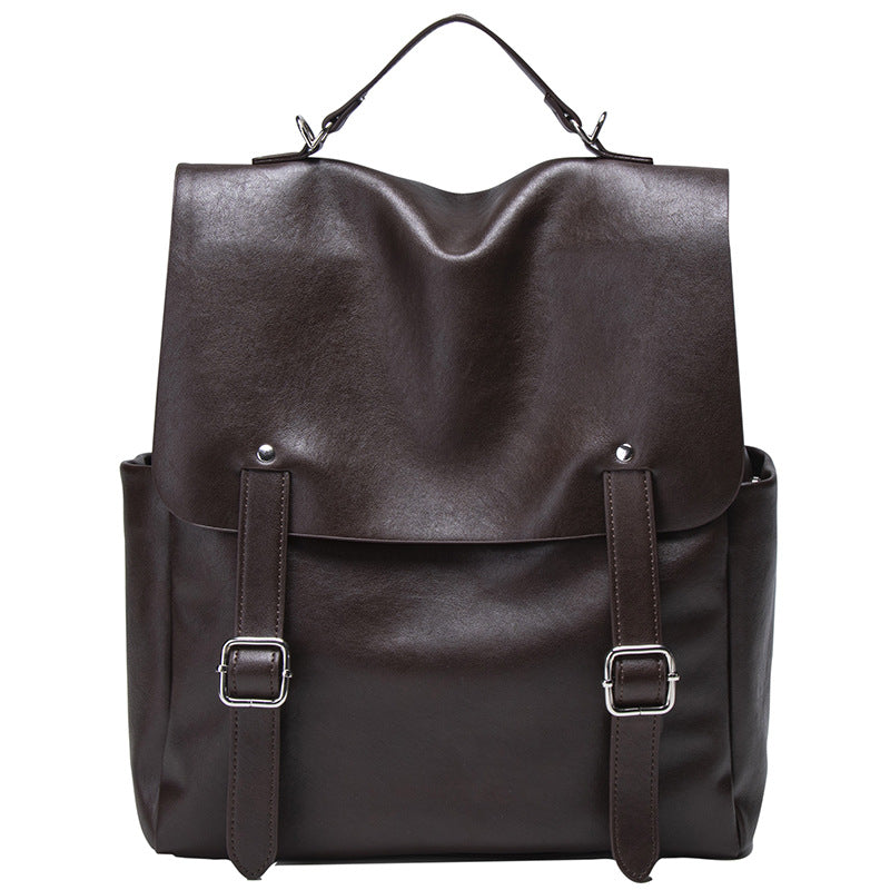 Damen Rucksack aus hochwertigem Kunstleder mit praktischem Überschlag Nord Taschen