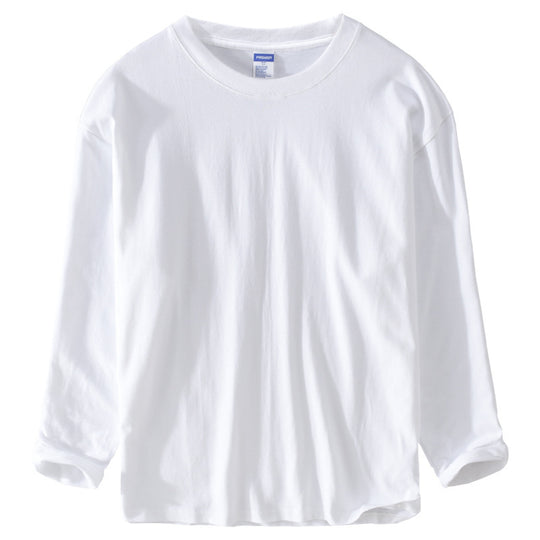 Unisex Langärmliges Premium-Basics-Langarmshirt aus Baumwollmix mit Rundhalsausschnitt Nord Taschen