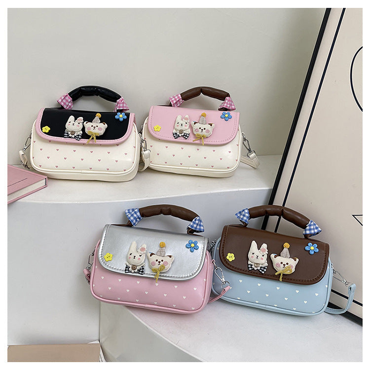 Damen Umhängetasche mit verspieltem Tiermotiv und praktischen Fächern Nord Taschen