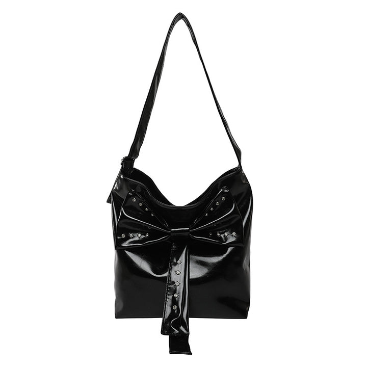 Damen stilvolle Hobo-Tasche mit dekorativem Schleifen-Detail Nord Taschen