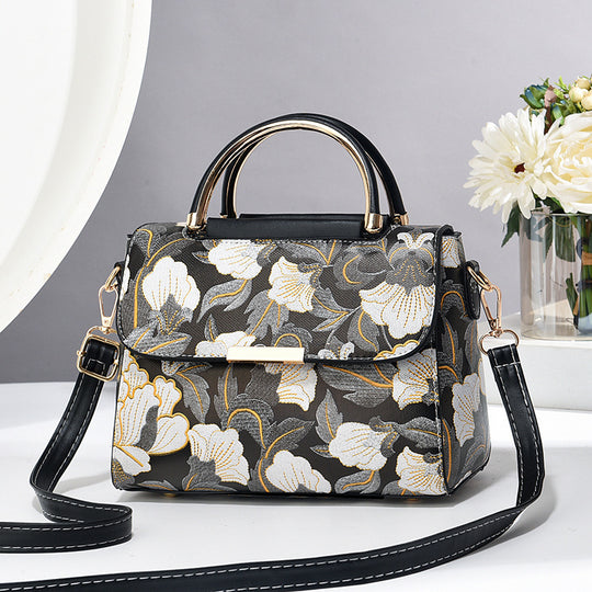 Damen Handtasche mit floralem Design und luxuriösen Akzenten Nord Taschen