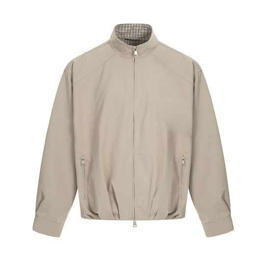 Herren Leichter Windbreaker‑Blouson mit Funnelkragen und verdeckten Reißverschlüssen Nord Taschen