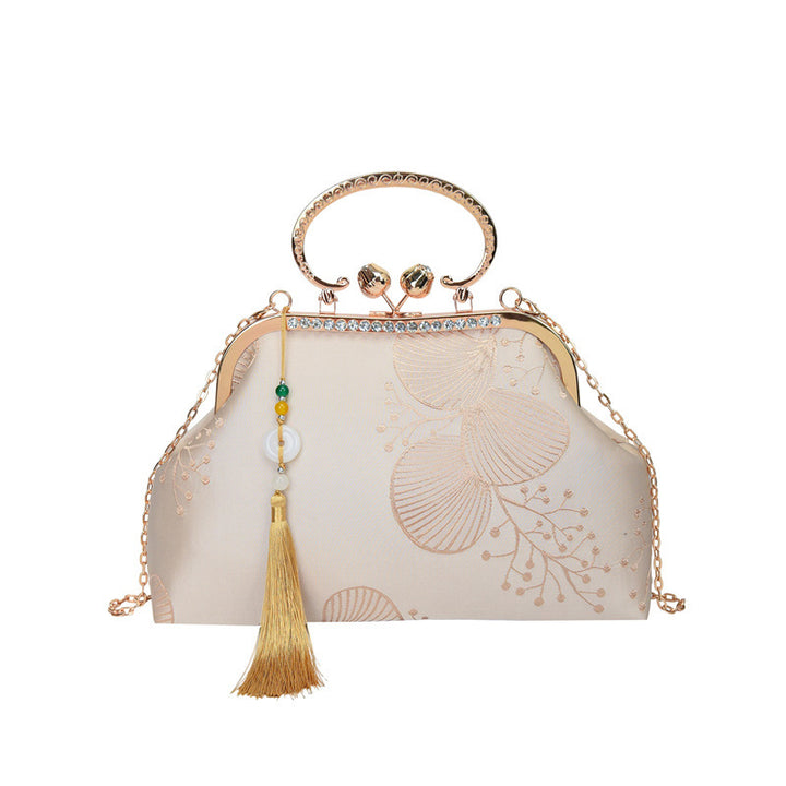 Damen elegante Clutch-Tasche mit hochwertigem Verzierrungsdesign Nord Taschen