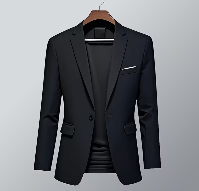 Herren taillierter Business-Sakko mit Stretchkomfort und modernem Revers Nord Taschen