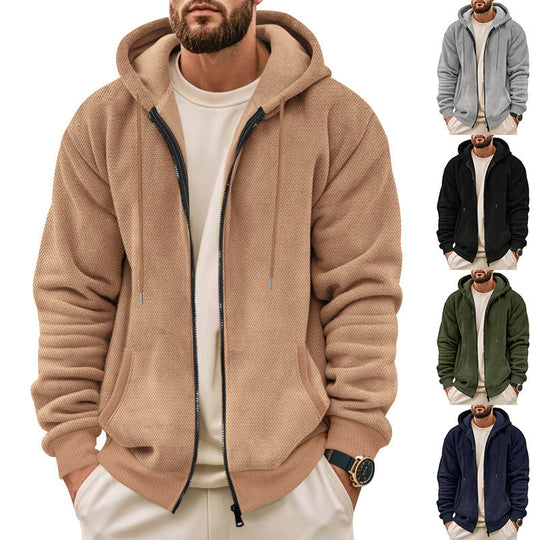 Herren Sportliche Kapuzenjacke mit atmungsaktivem Material und praktischem Reißverschluss - Arvani