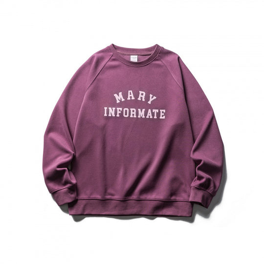 Unisex Oversize-Sweatshirt im Collegiate-Look mit Rundhals und Raglanärmeln Nord Taschen