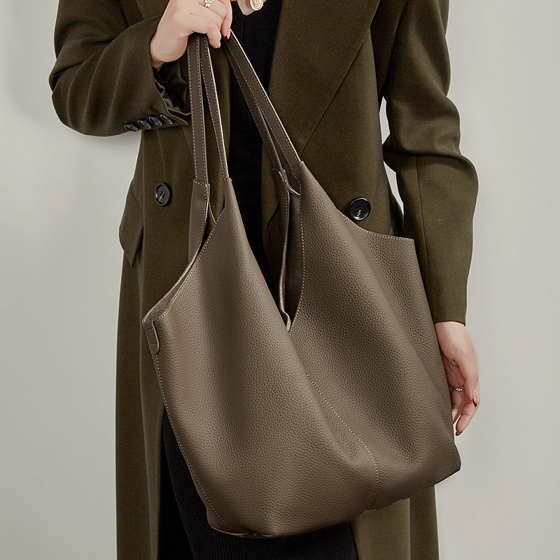 Damen Tote-Tasche im modernen minimalistischen Design mit geräumigem Innenlayout Nord Taschen