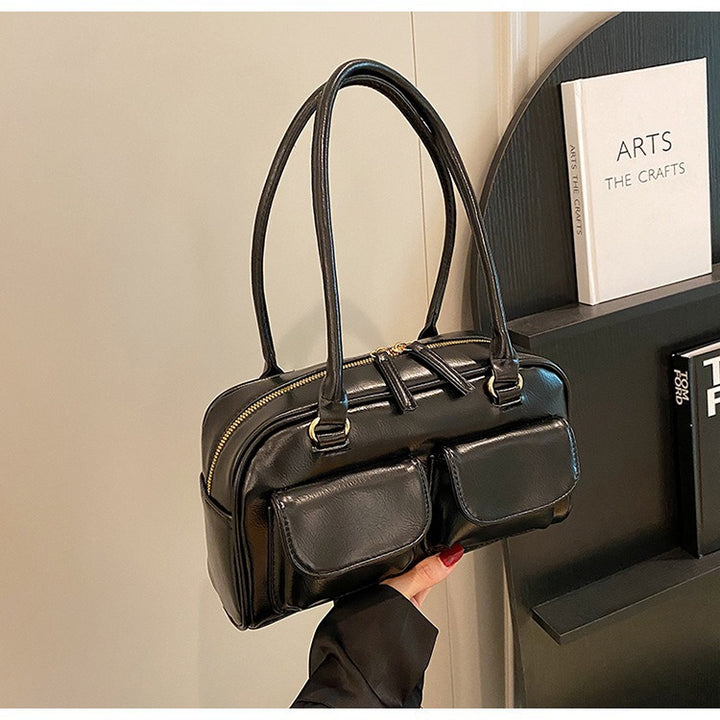 Damen stilvolle Handtasche mit praktischen Außentaschen Nord Taschen