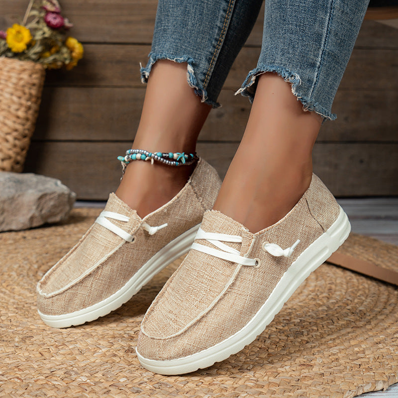 Damen bequeme und stylische Slip-On Sneakers