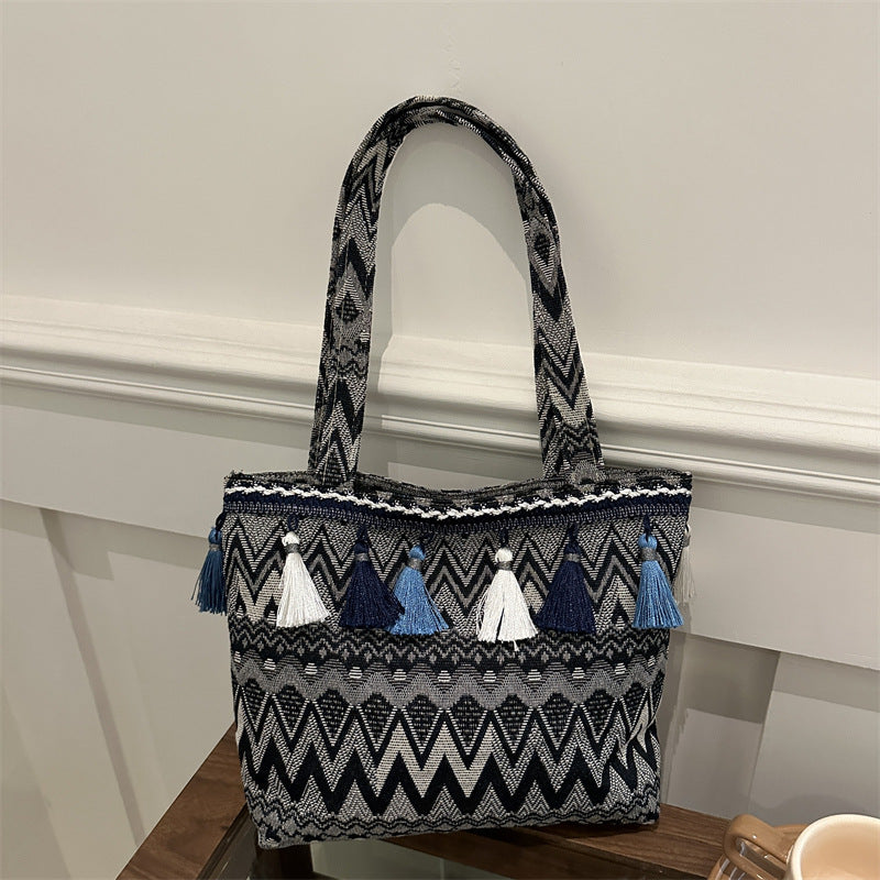 Damen modische Tragetasche mit einzigartigem ethnischen Design Nord Taschen