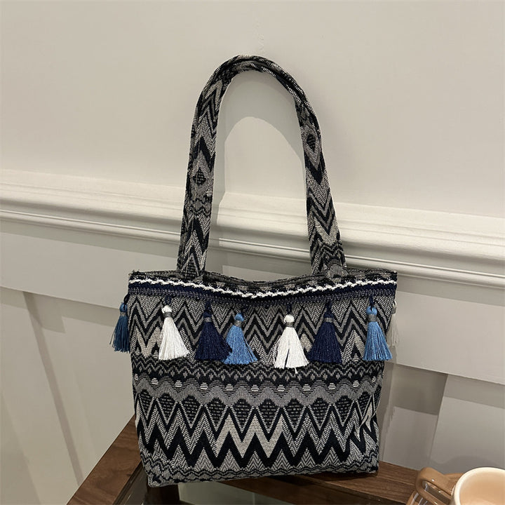 Damen modische Tragetasche mit einzigartigem ethnischen Design Nord Taschen