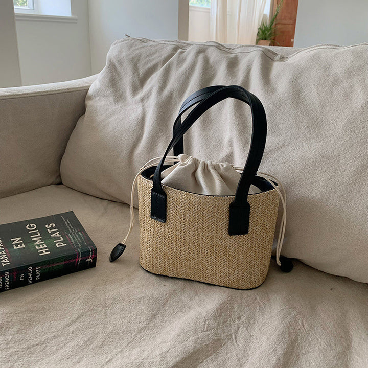 Damen Strandtasche mit geflochtenem Design und abnehmbarem Innenbeutel Nord Taschen
