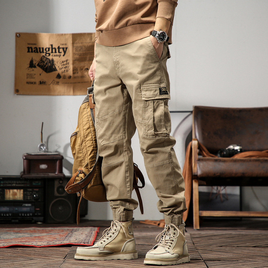 Herren Technische Cargo-Jogginghose mit verstärkten Kniepartien, Multifachtaschen & elastischem Beinabschluss Nord Taschen
