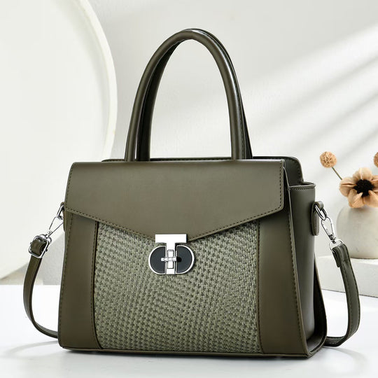 Damen Designer-Handtasche mit strukturierten Oberflächen und abnehmbarem Schulterriemen Nord Taschen