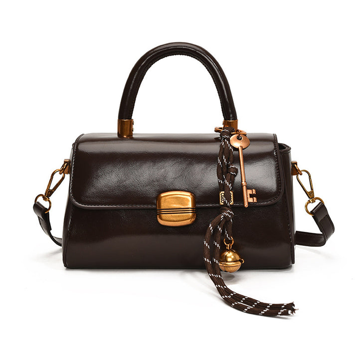 Damen elegante Handtasche mit goldenen Akzenten Nord Taschen
