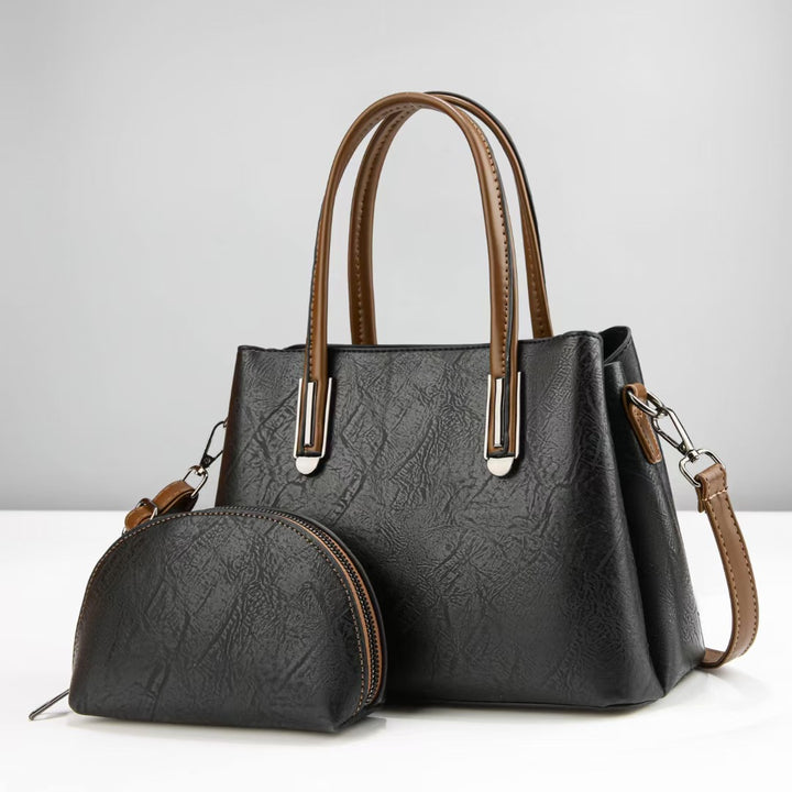 Damen handliche Handtasche mit abnehmbarer Kosmetiktasche Nord Taschen
